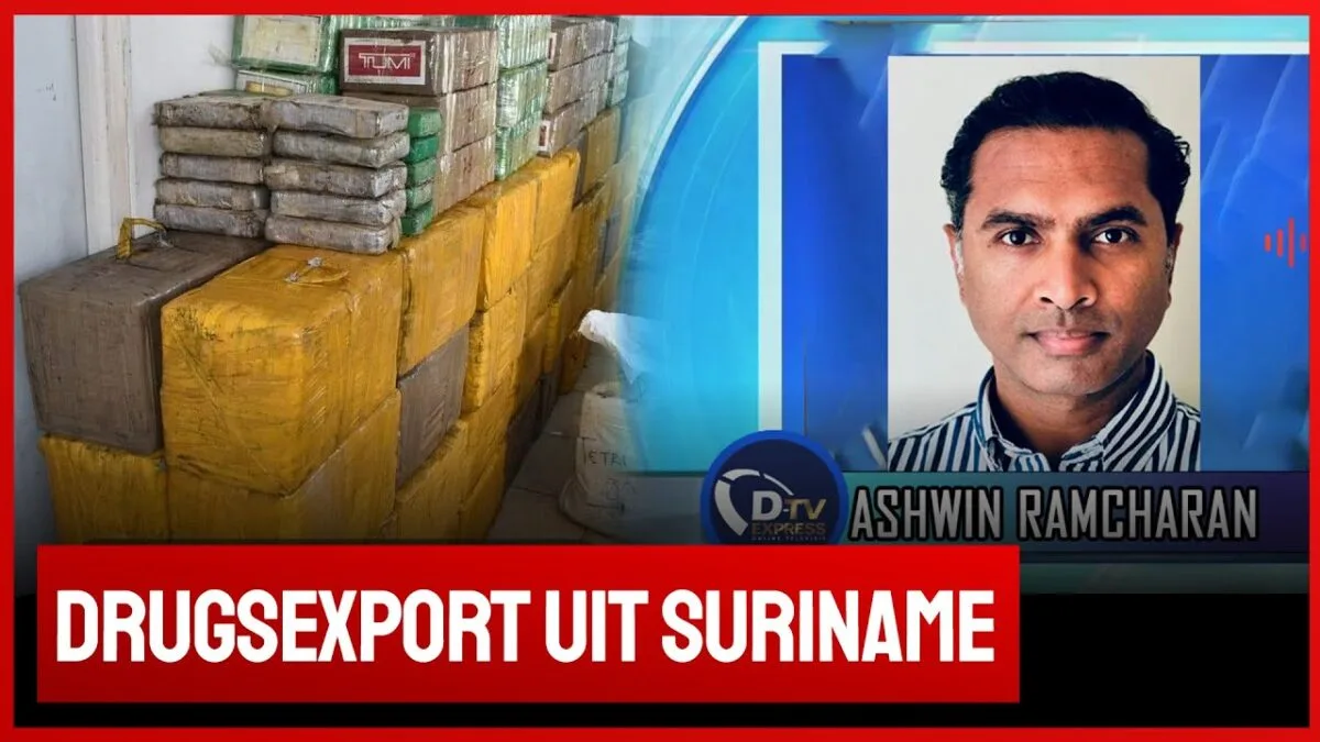 Open gesprek met A. Ramcharan over de drugszaak in Nickerie (Suriname)