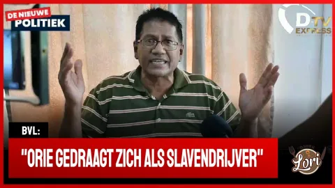 AMS leerkrachten houden prikactie (Suriname)