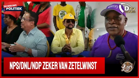 Flitsen indiening kandidatenlijst NPS / DNL / NDP (Suriname)
