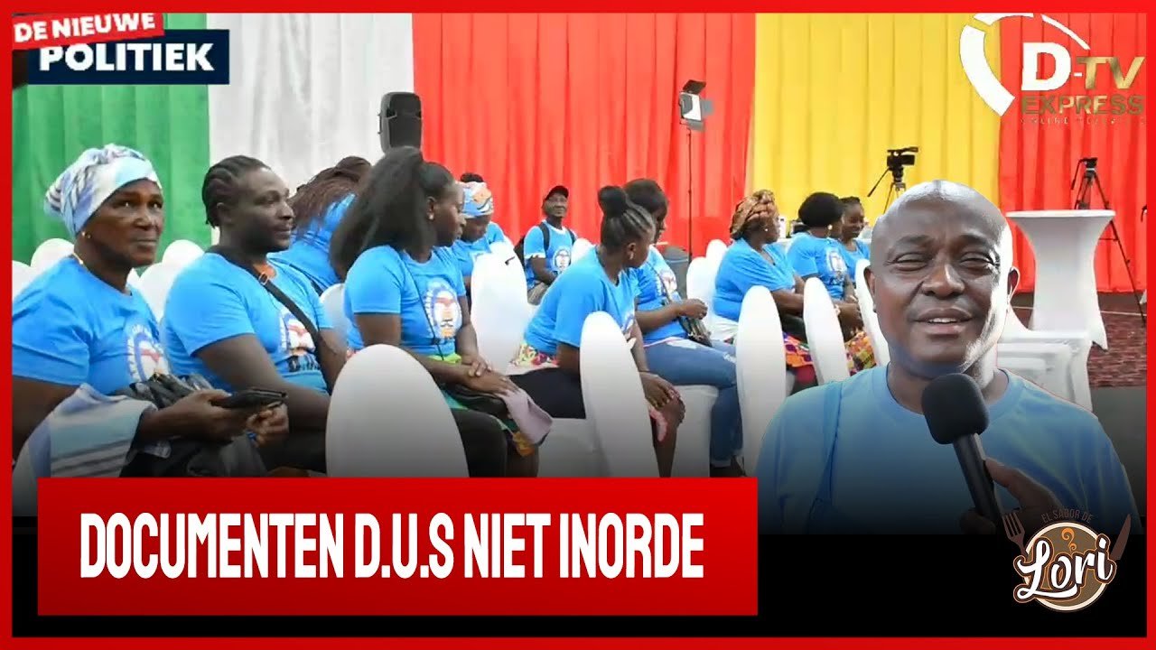 Flitsen registratie D.U.S bij CHS (Suriname)