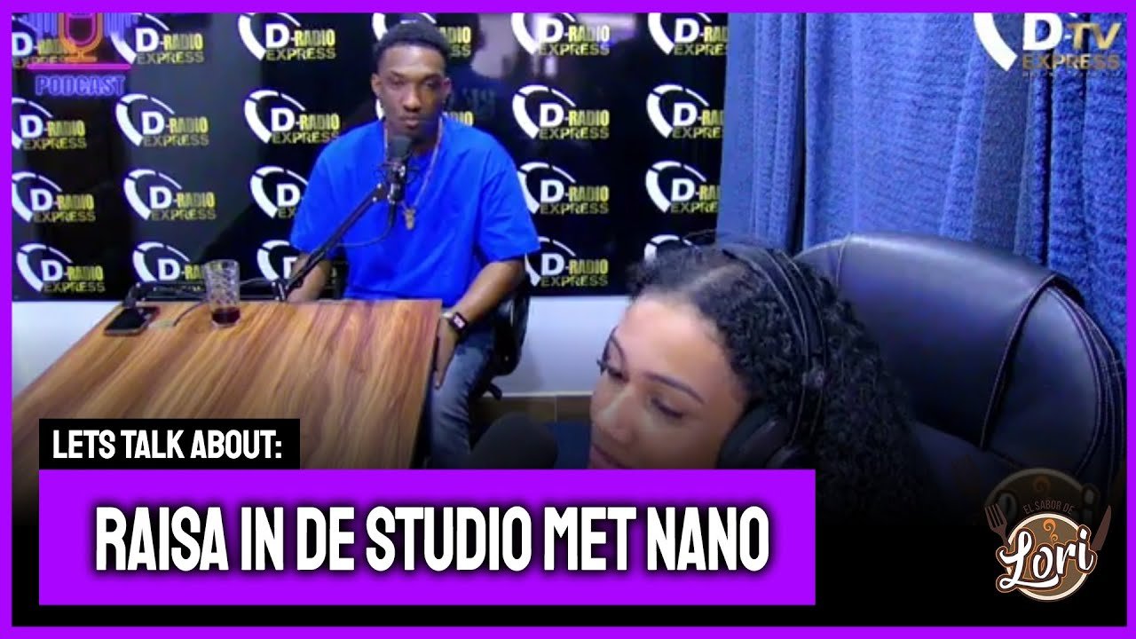 PODCAST Lets Talk About met als gast : NANO CRW-PRODUCTIONS EN UW HOST RAISA OVERMAN