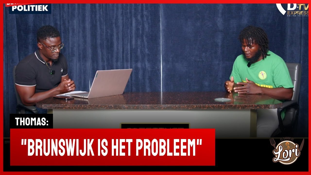 Politiek gesprek met jongere BEP Thomas (Suriname)