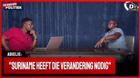 Politiek gesprek met NPS Johannes Abielie over verkiezingen (Suriname)