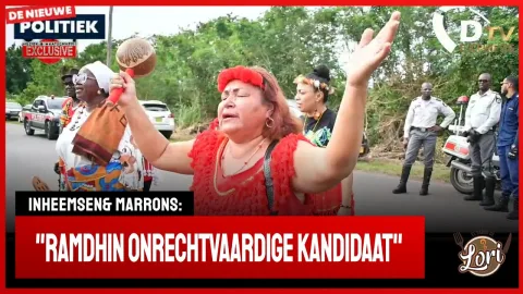 Protest bij Amerikaanse Ambassade tegen Ramdin als SG OAS (Suriname)