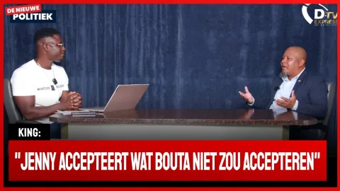 Voorzitter King van APS/ABOP in politiek gesprek (Suriname)