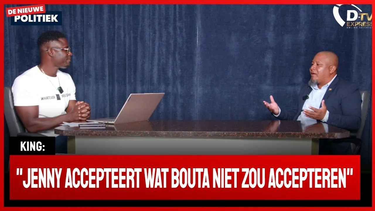 Voorzitter King van APS/ABOP in politiek gesprek (Suriname)