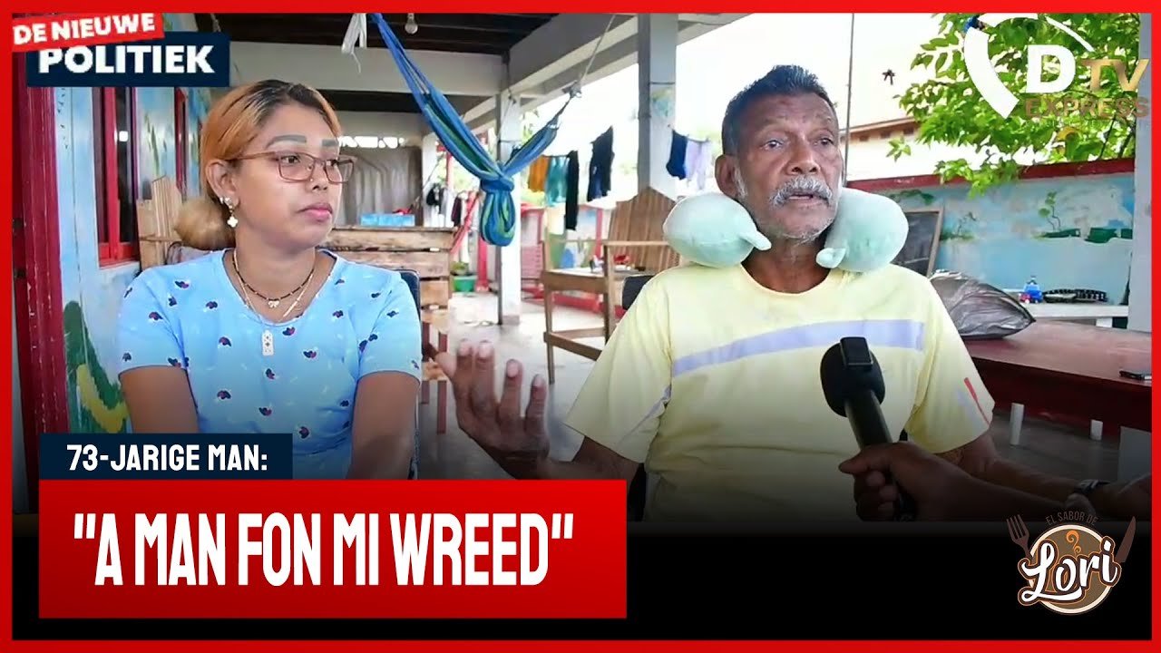 73-jarige man geklapt door politie doet verhaal (Suriname)