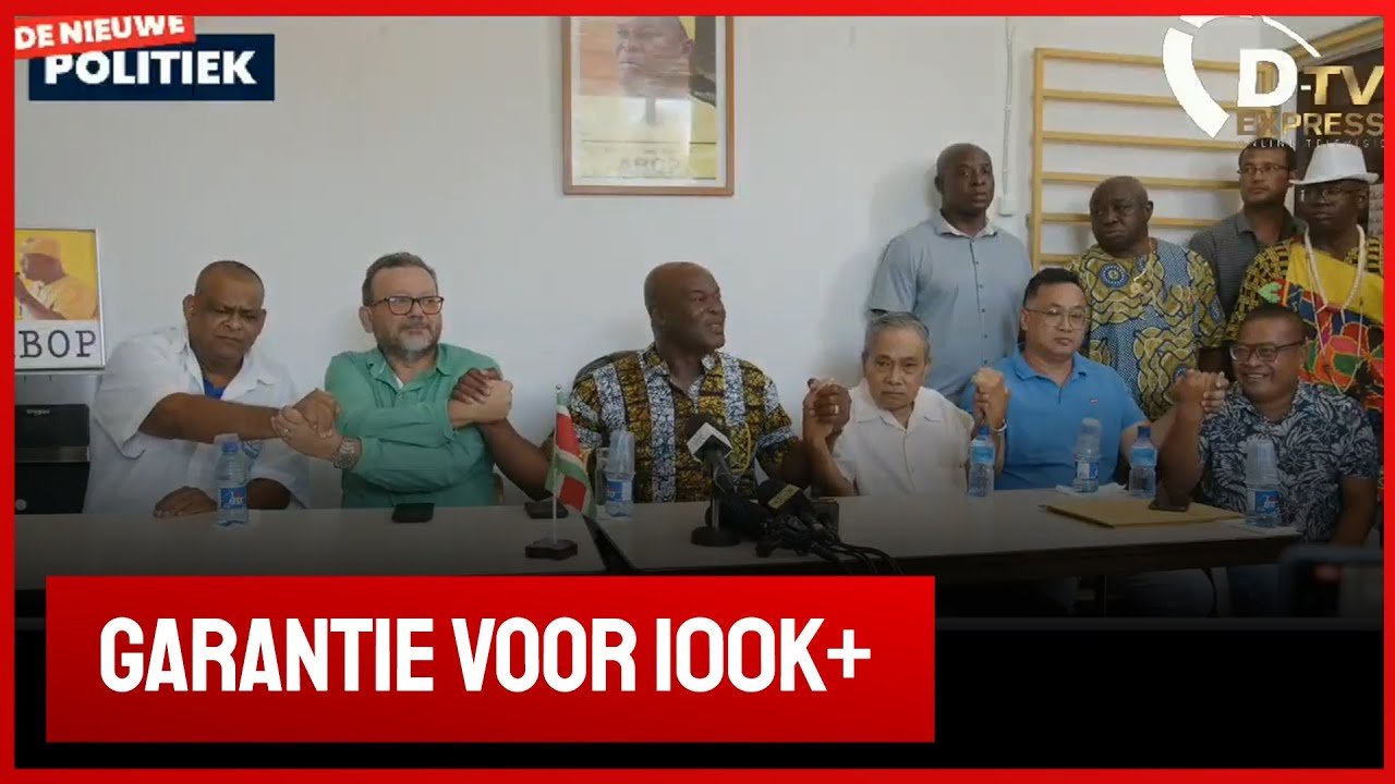 ABOP presenteert partijen tijdens persconferentie (Suriname)