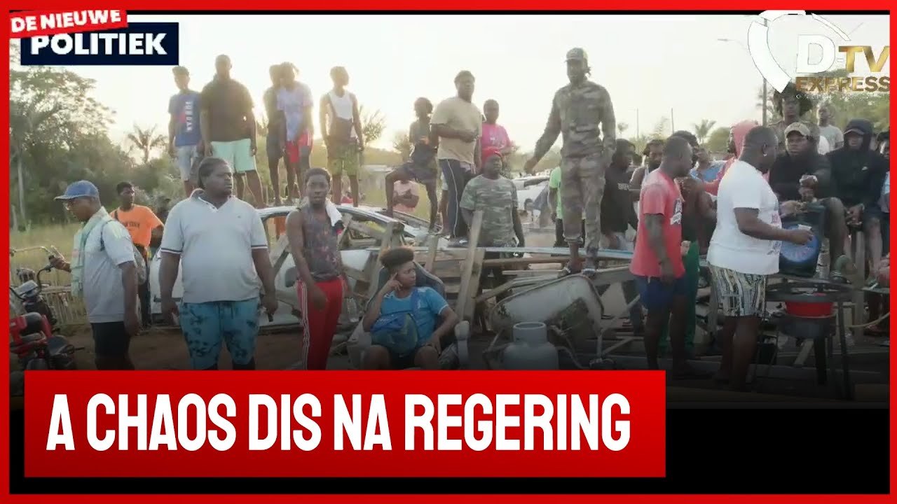 Albina in rep en roer; economisch verkeer in gedrang (Suriname)
