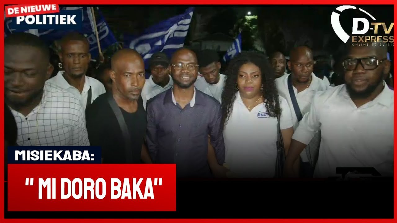 Andre Misiekaba wordt wederom aangekondigd bij NDP (Suriname)