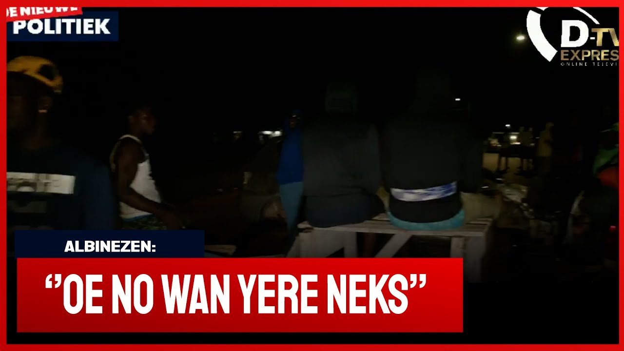 Bewoners nog verhit in Albina; nog meer barricade