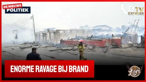 Brandweer woordvoerder over brand Henk Arronstraat (Suriname)