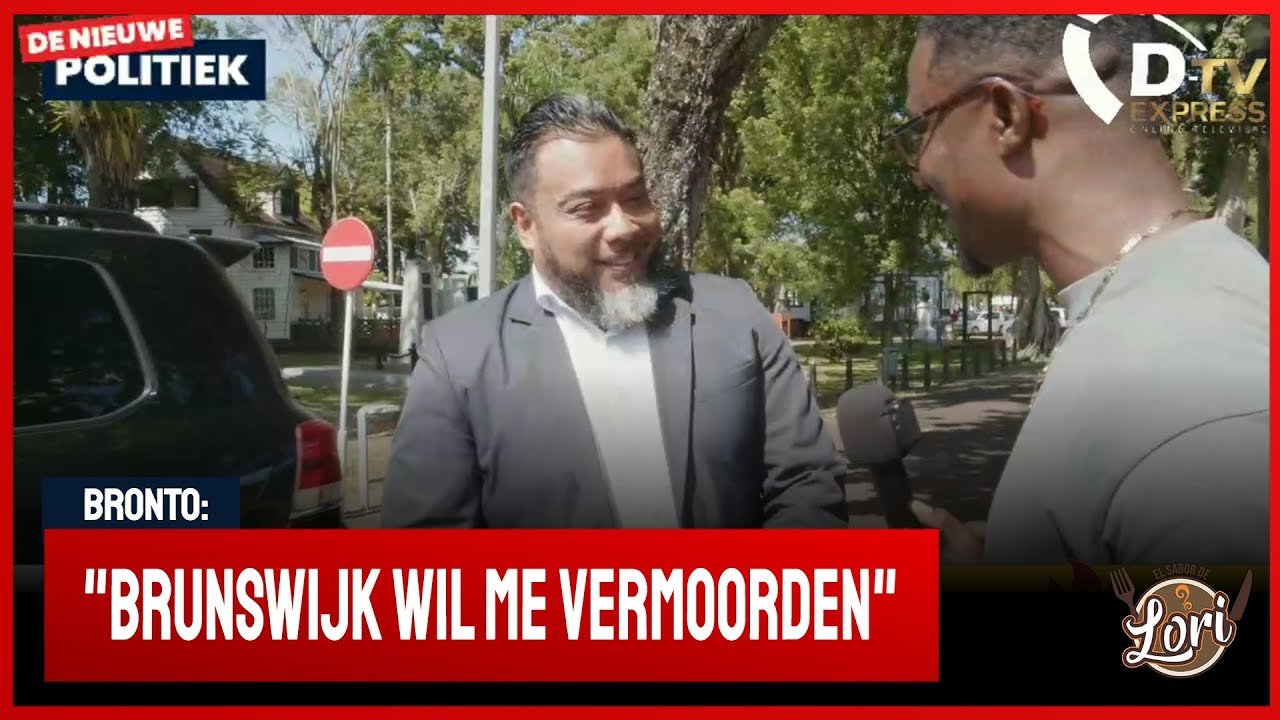Breaking: min Bronto bij president over zijn lot (Suriname)