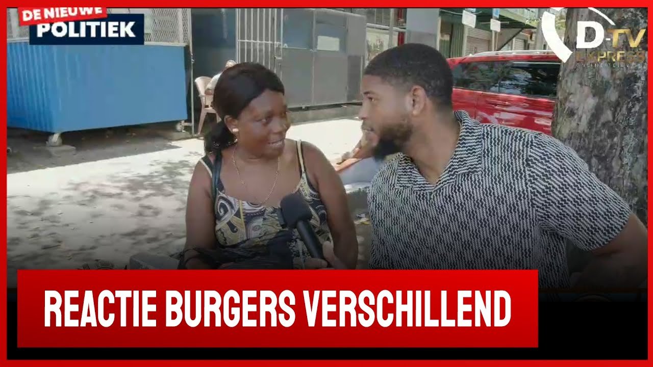 Burgers over politiek voering (Suriname)