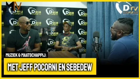 Damaru in gesprek met Jeff Pocorni en Sebedew (Suriname)