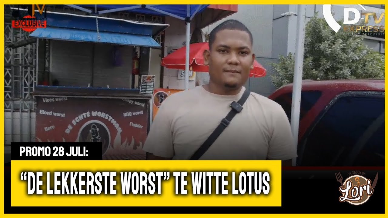 De Echte Worstman Promo 28 Juli De Lekkrste Worst @ Witte Lotus