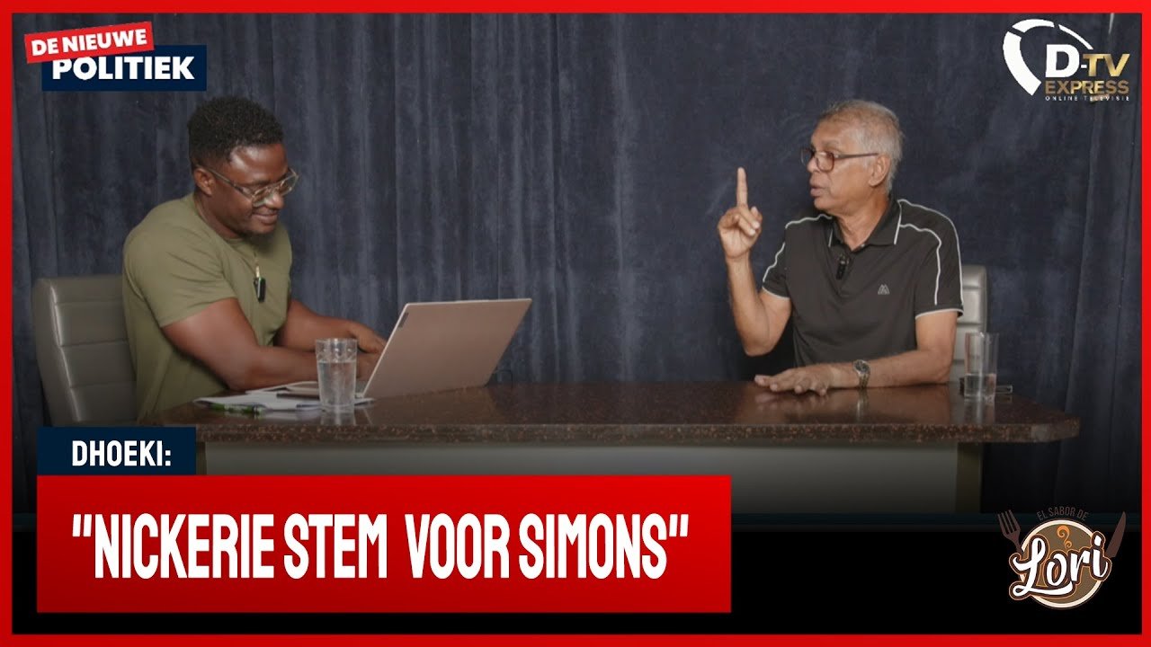 Dhoeki over algemene politieke situatie (Suriname)