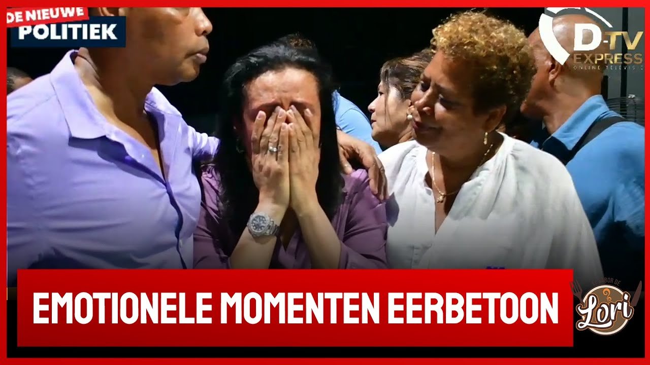 Drukte bij eerbetoon Bouterse (Suriname)