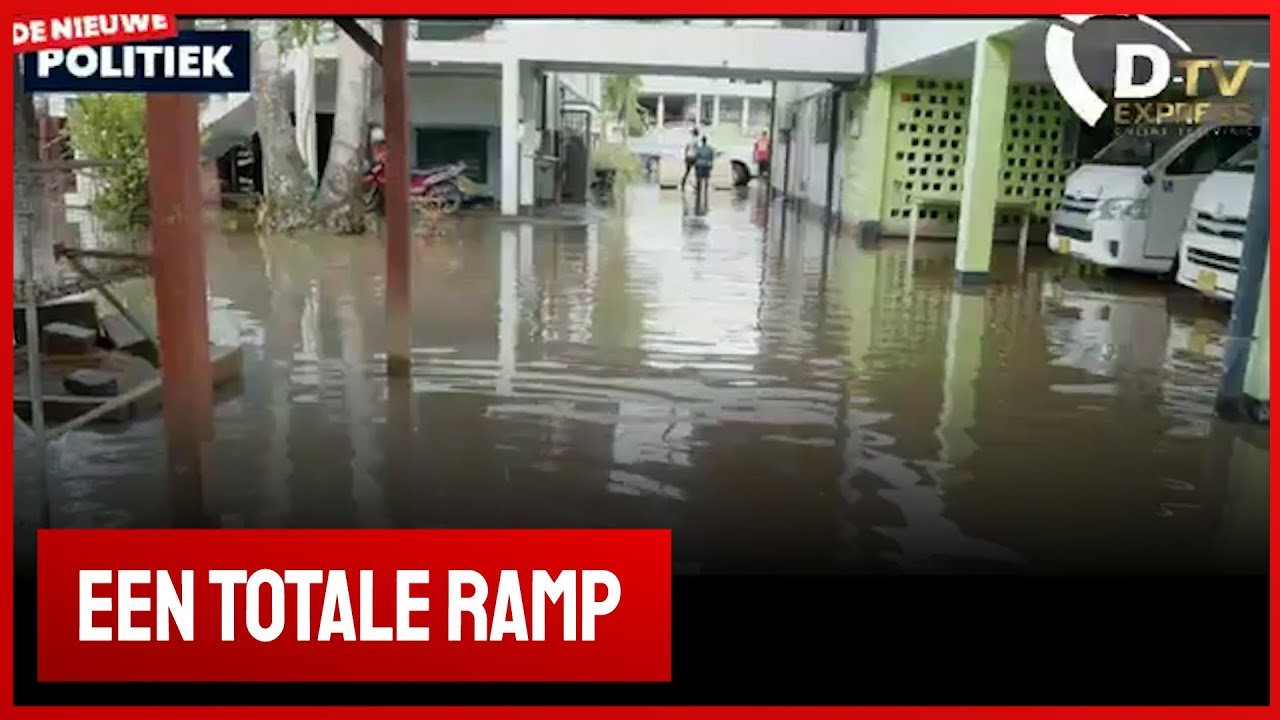 Enorme wateroverlast bij Huize Betheljada (Suriname)