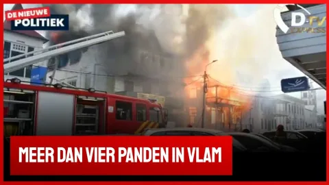 Felle brand Henk Arronstraat (Suriname)