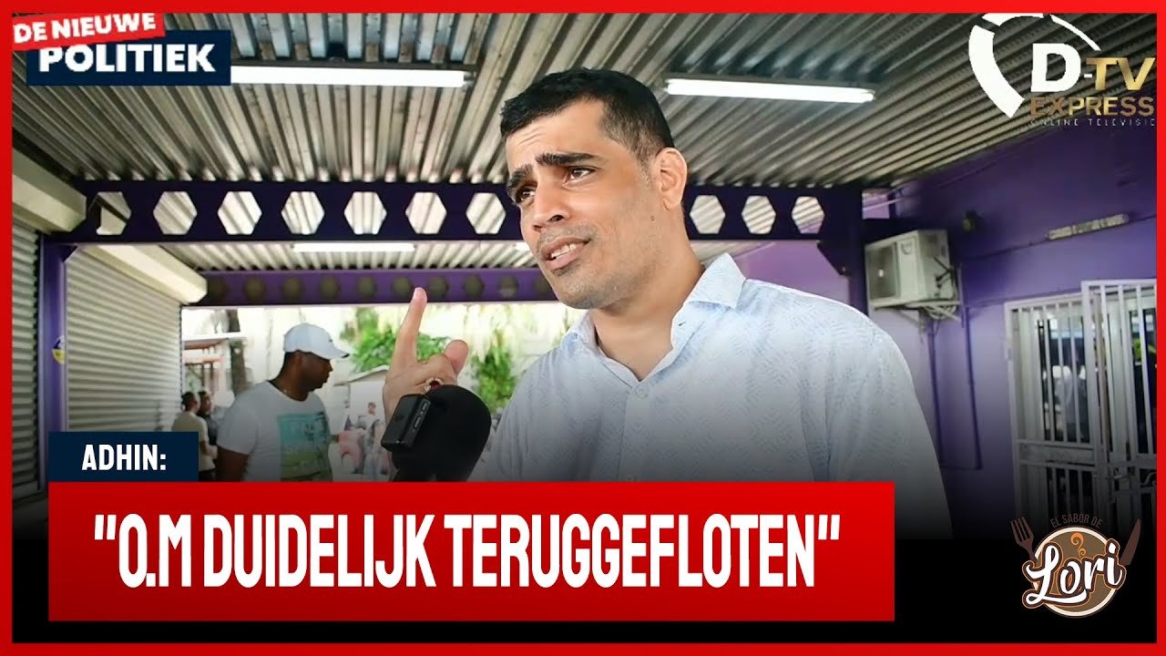 Flitsen uit OCER na vrijspraak Adhin (Suriname)
