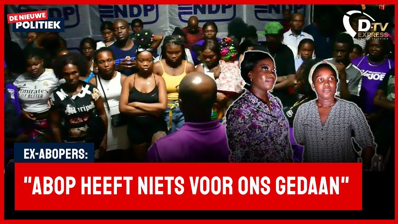 Grote groep ABOPers naar NDP te Ephraimzegen (Suriname