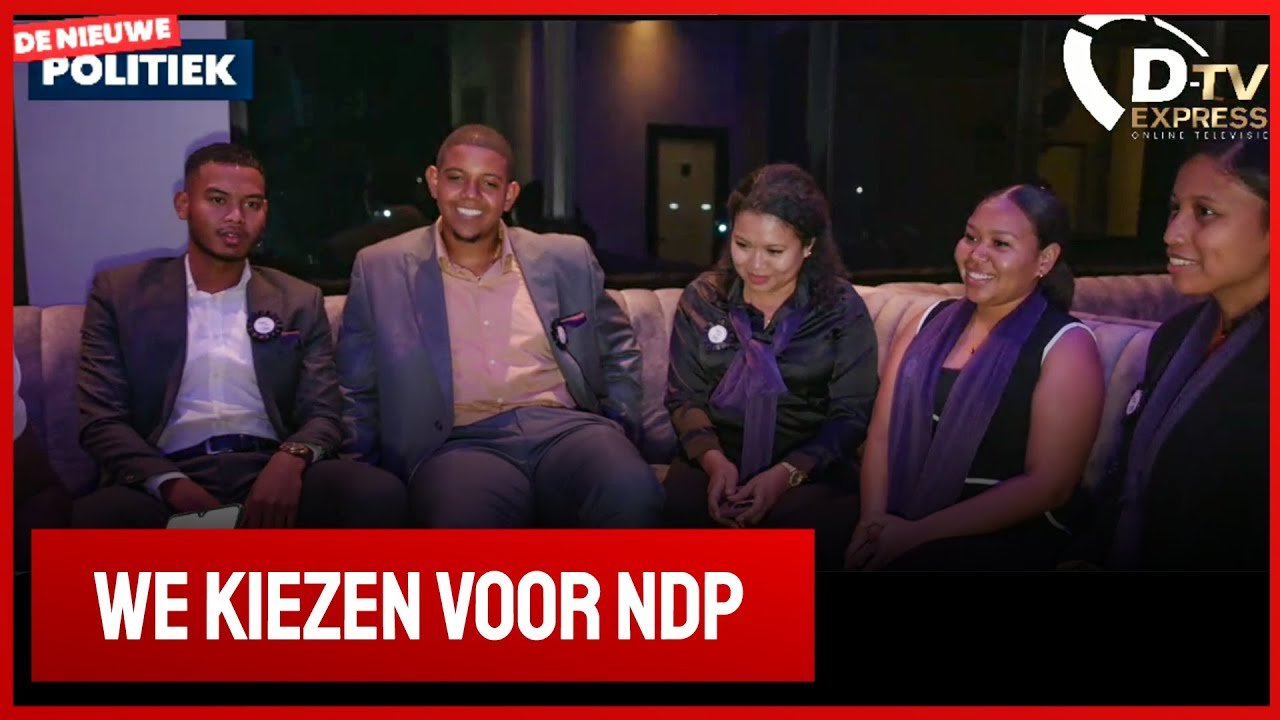 In gesprek met nieuwe jongeren NDP (Suriname)