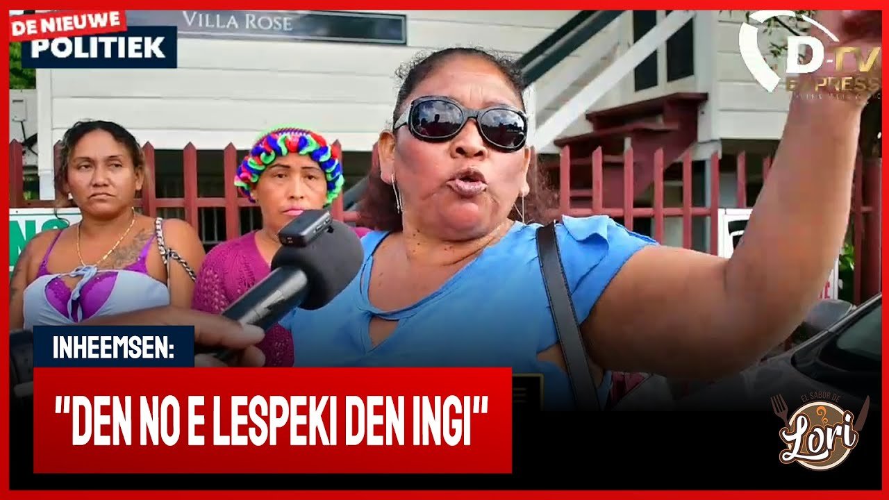 Inheemse verzamelen zich voor rechtzaak Pikin Saron (Suriname)