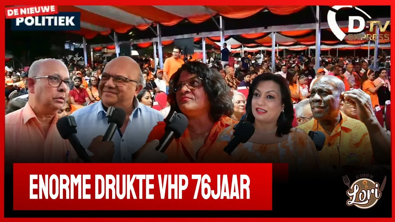 Inloop VHP verjari meeting Olifant (Suriname)