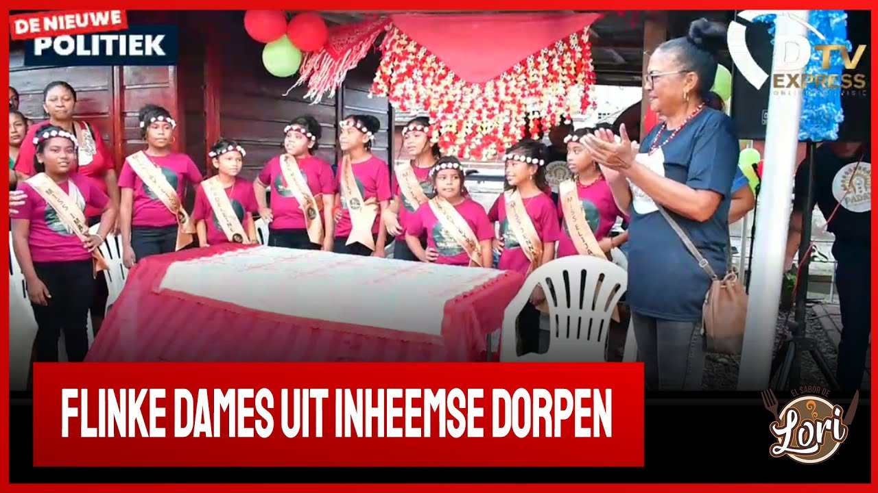 Little Miss inheems doet intreden (Suriname)