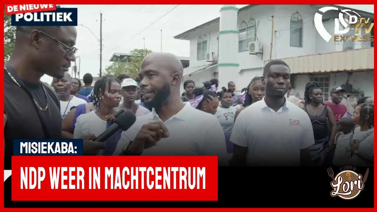 NDP brengt bezoek aan buurten (Suriname)