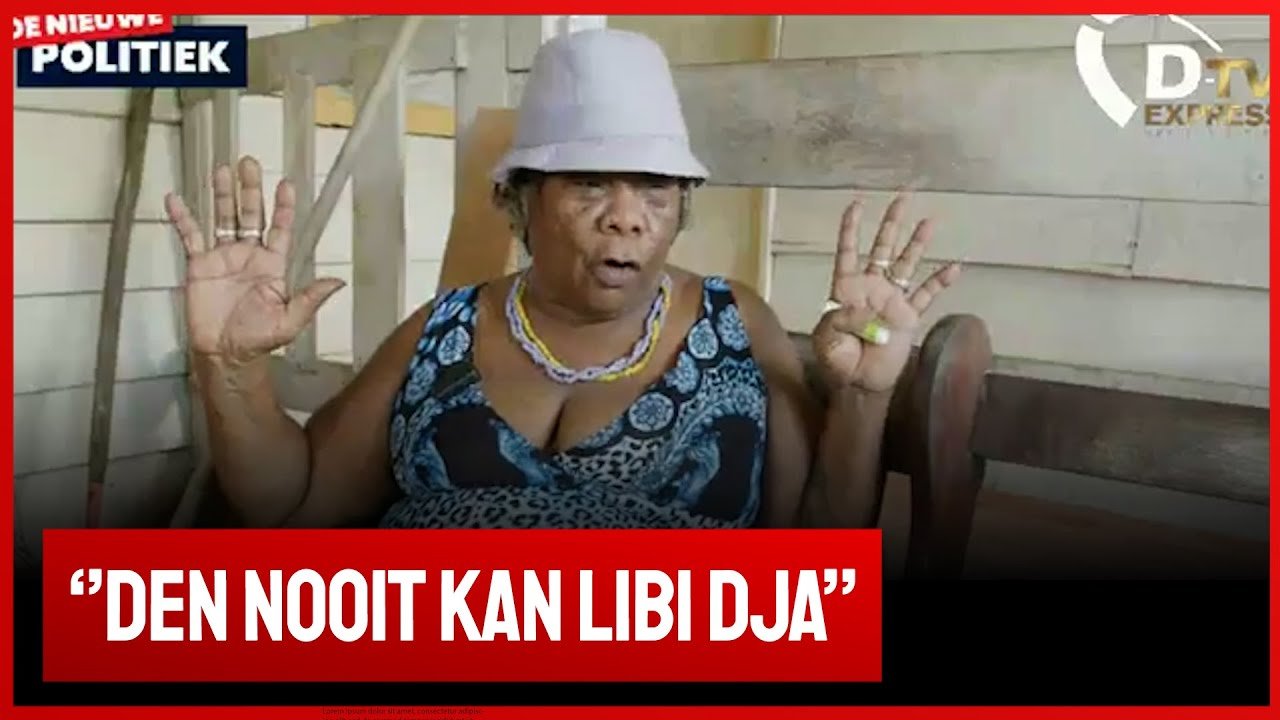 Oma Anna moet na 25 jaar ontruimen (Suriname)