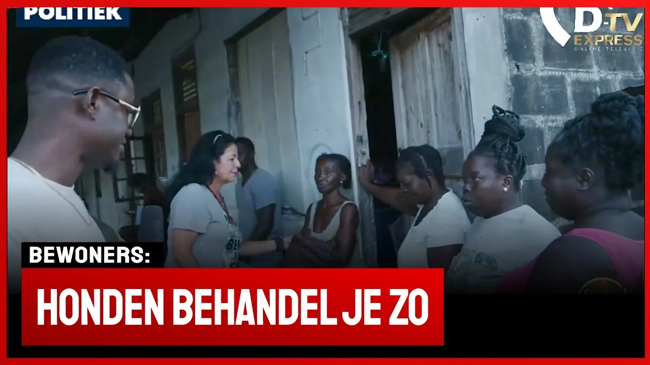 Ontruiming bewoners achter NIS (Suriname)