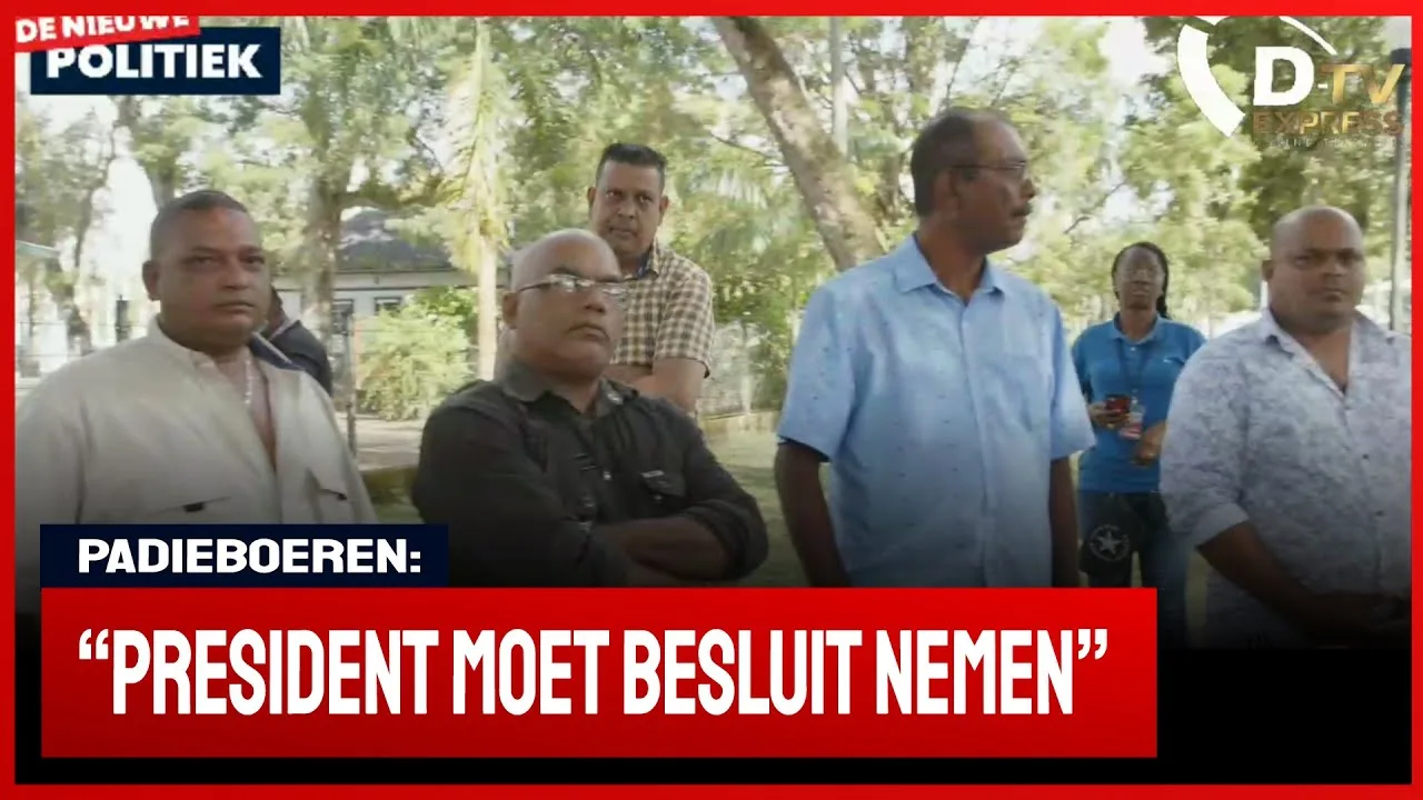 Padieboeren wederom bij president kabinet (Suriname)