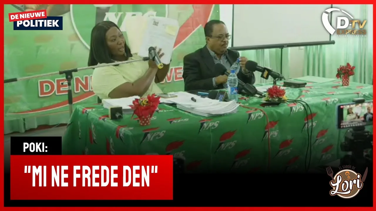 Persconferentie Diana Poki over uitspraken Abop voorzitter (Suriname)