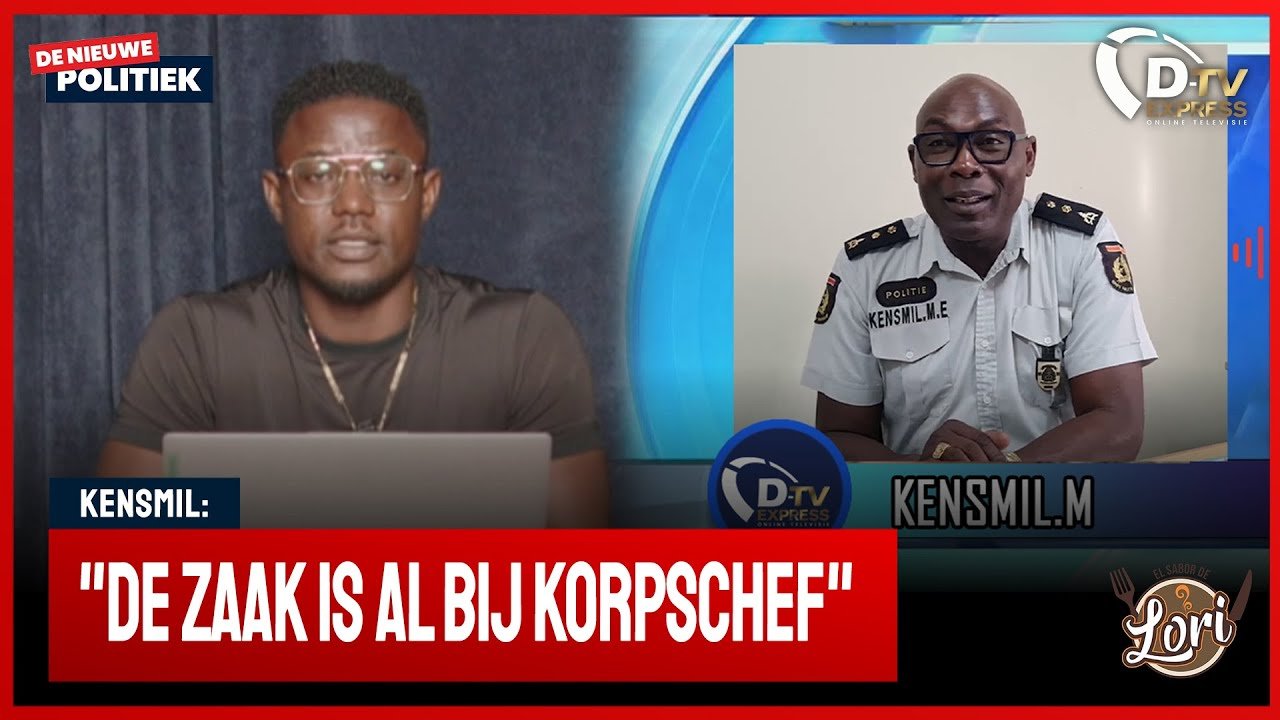 Politie woordvoerder Kensmil over case 73-jarige man geklapt (Suriname)
