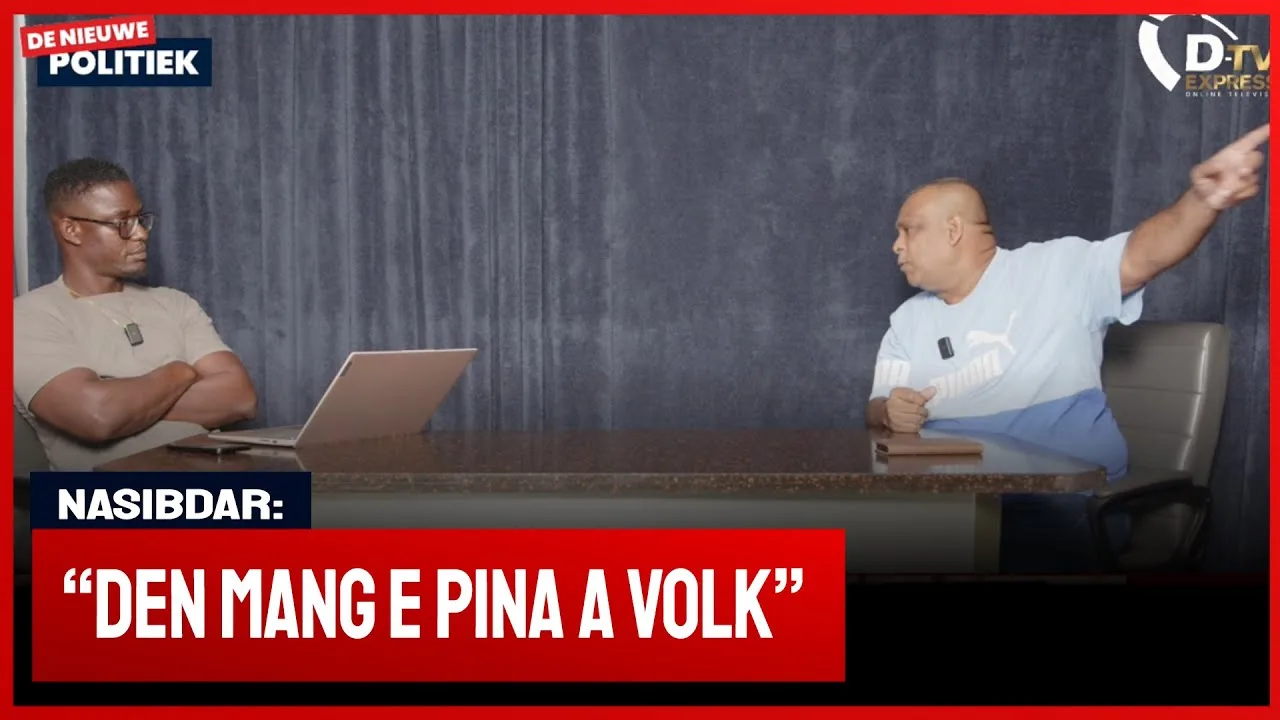 Politiek gesprek met Jon Nasibdar (Nieuw Suriname)