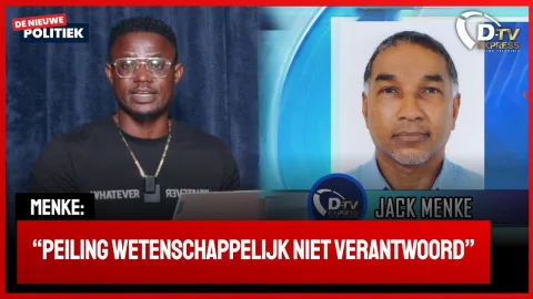 Professor Jack Menke over recente opiniepeiling (Suriname)