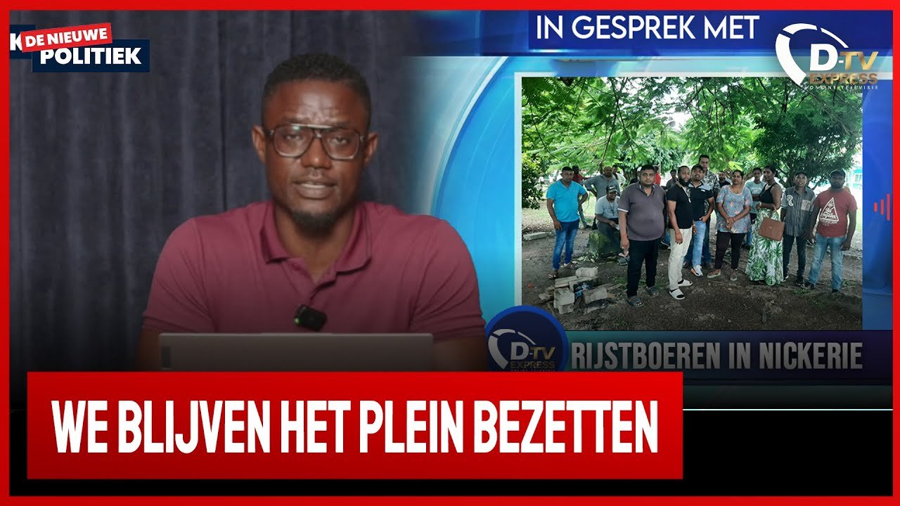 Rijstboeren Nickerie blijven protesteren (Suriname)