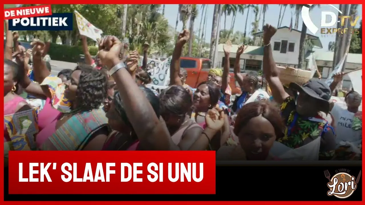 Saramaccaners bij President: tegen kappen van hout (Suriname)