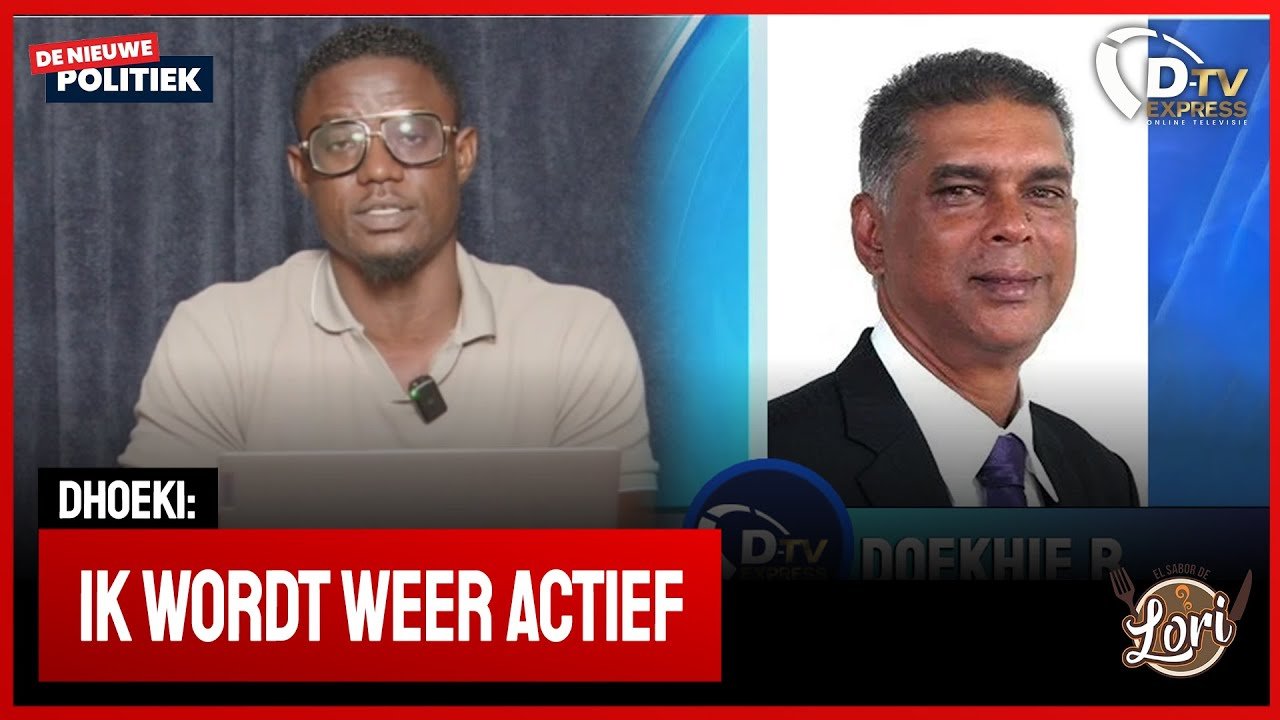 Simons kandidaat voorzitter NDP: overweging Dhoeki (Suriname)