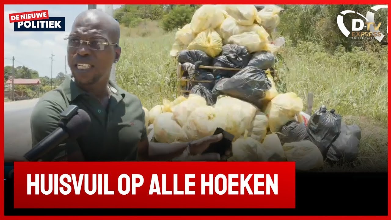 Smerige situatie Para; vuil weken niet opgehaald