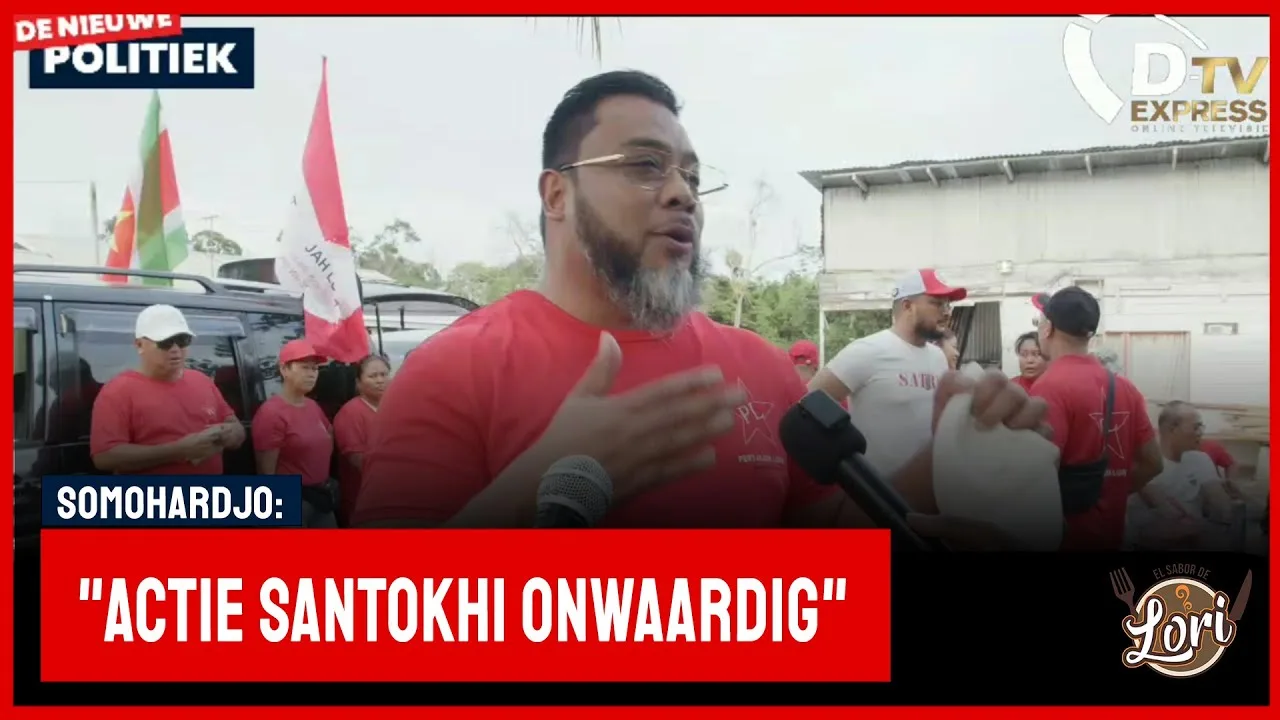 Somohardjo over ontstane politieke Situatie (Suriname)
