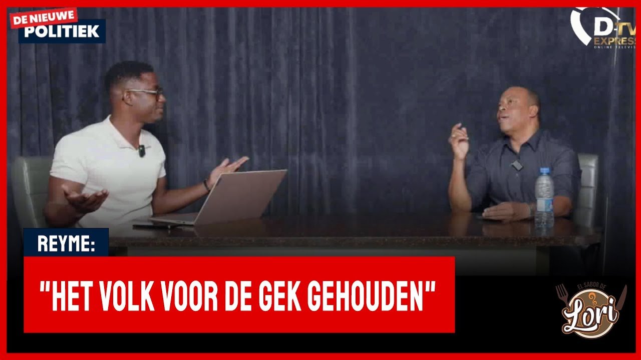 Steven Reyme kritische mening over Suriname