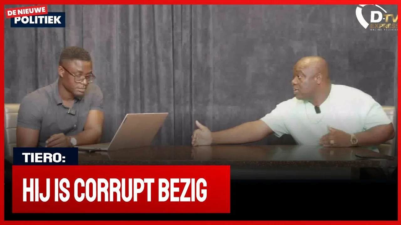 Tiero: President boycot overheidsprojecten (Suriname)