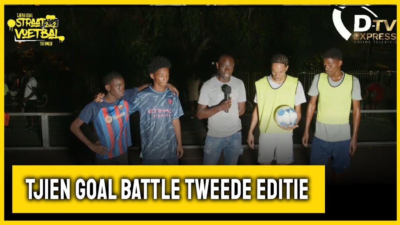 Tjieng goal Straat voetbal 2 vs 2 Toernooi Tweede Editie (Suriname)