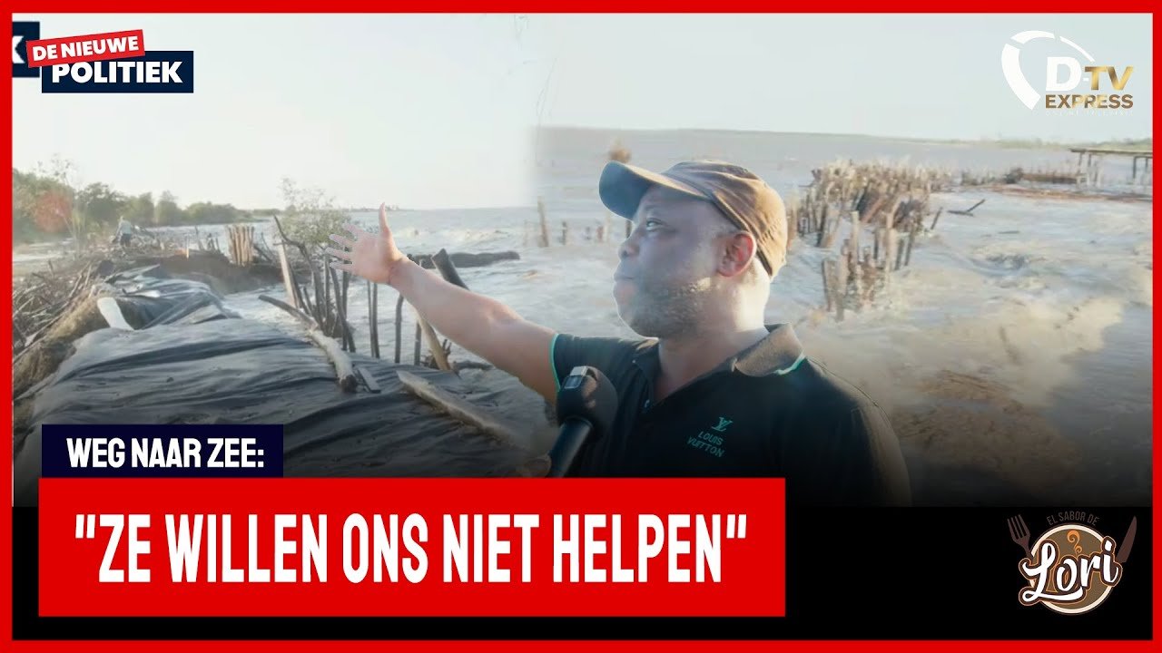Trieste situatie Weg naar Zee; onwil regering (Suriname)