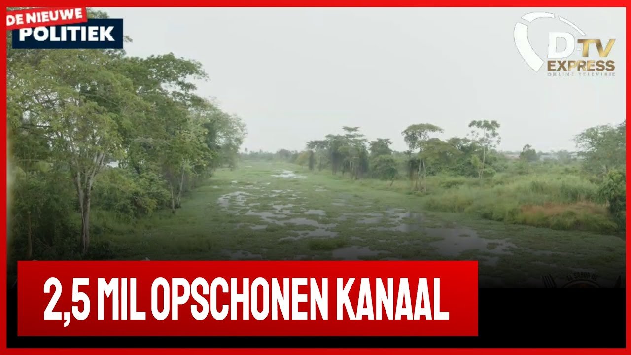 Update Saramaccakanaal dicht gegroeid (Suriname)