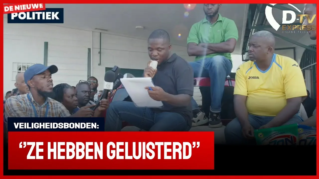 Veiligheidsbonden geven verslag over bespreking regering (Suriname)
