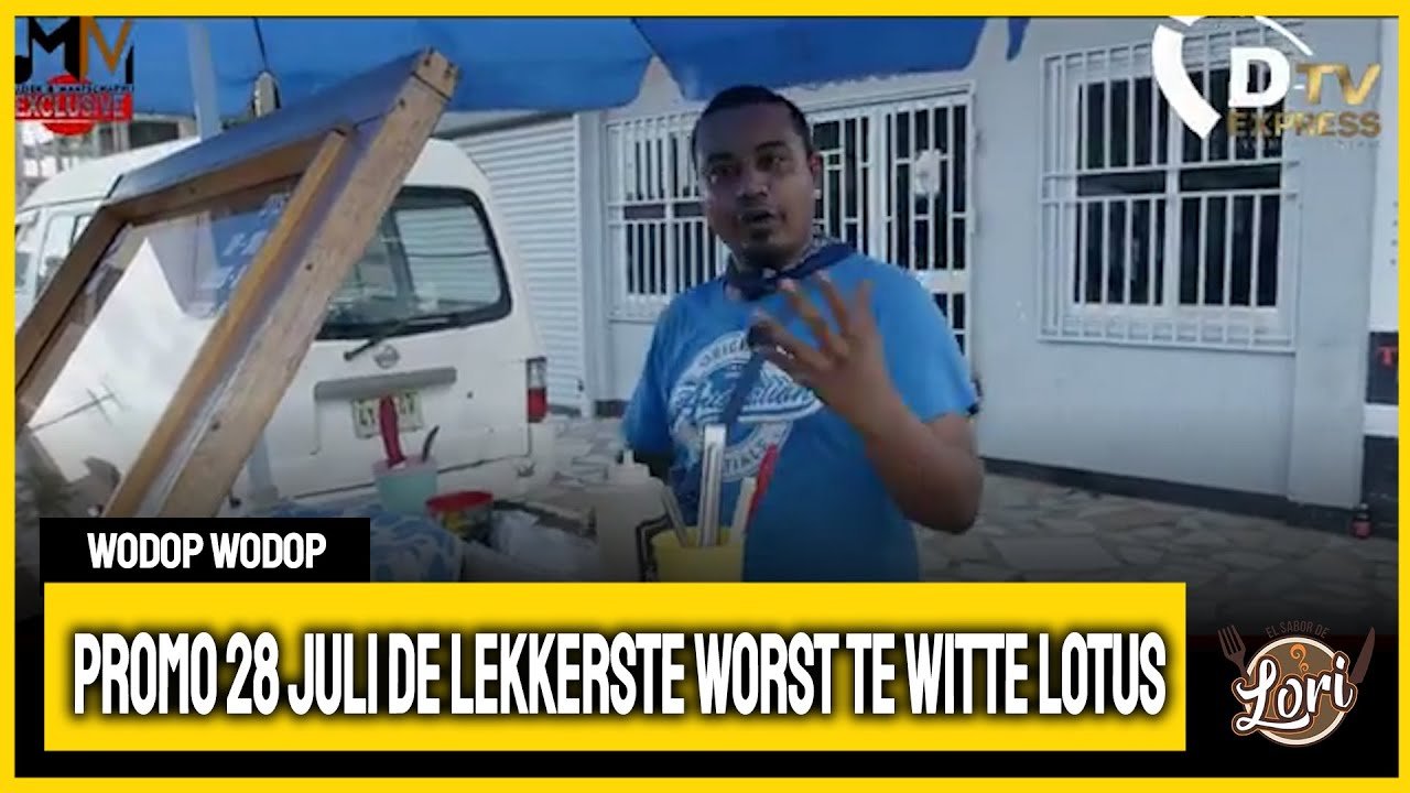 Wodup Wodup Promo 28 Juli De Lekkerste Worst te Witte Lotus
